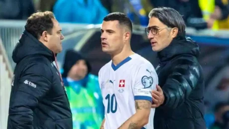 Reagon Granit Xhaka pas vërshëllimave nga tifozët e Kosovës