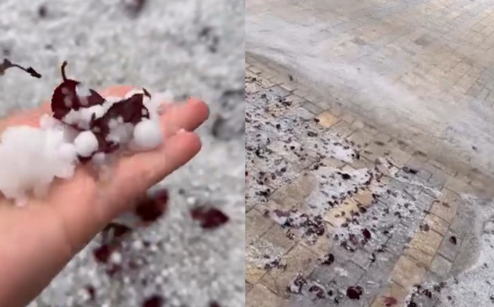 Cmendet moti! Stuhia e breshërit bënë NAMIN në vendin tonë (Video)