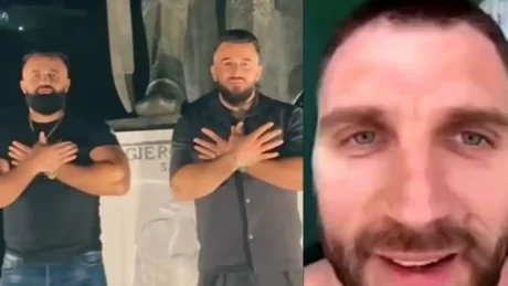 Grushte dhe shqelma, dy boksierët shqiptarë RRAHIN LIVE personazhin “Fire” (Video)